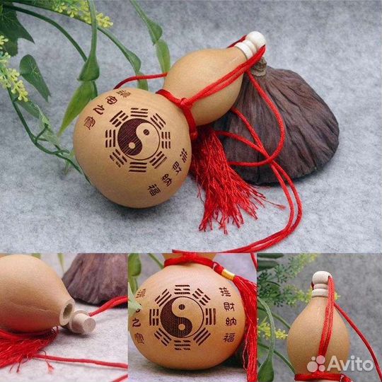 Тыква горлянка фэн шуй 15 см