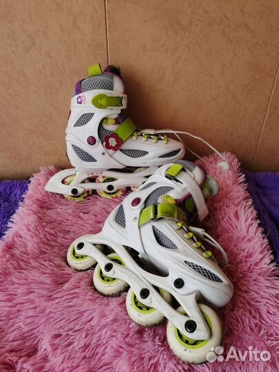Роликовые коньки детские раздвижные