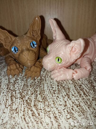 Кот сфинкс 3D печать