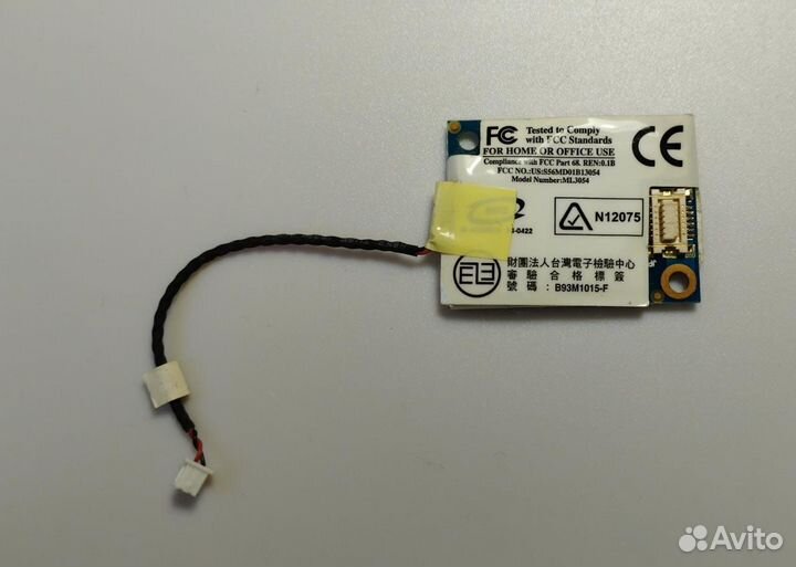 Модем для ноутбука со шлейфом Asus F3S