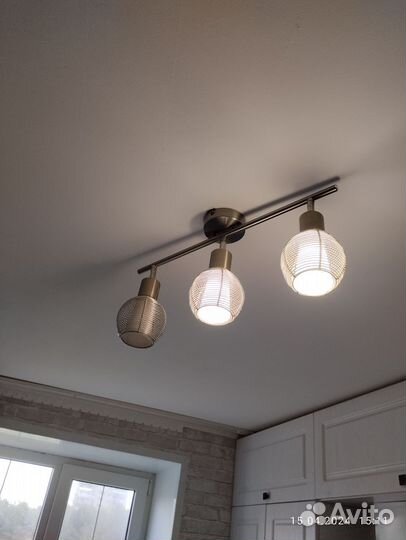 Люстра спот, хром