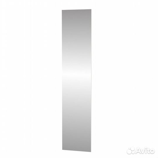 Дверь распашная Рум, 50 см зеркало белый