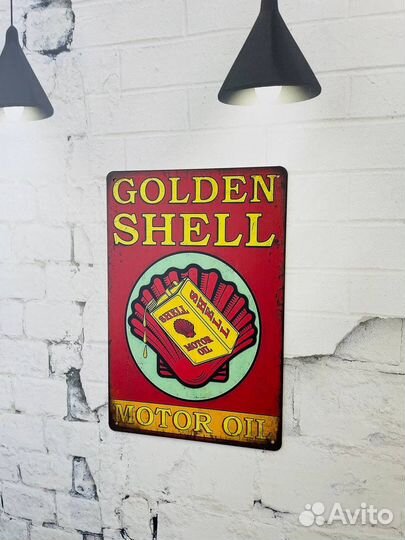 Декор на стену Shell Golden