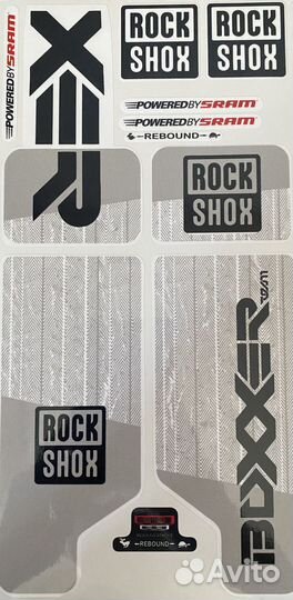 Наклейки для вилок RockShox