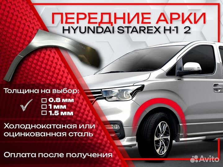 Ремонтные арки на Hyundai Starex H-1 2 передние