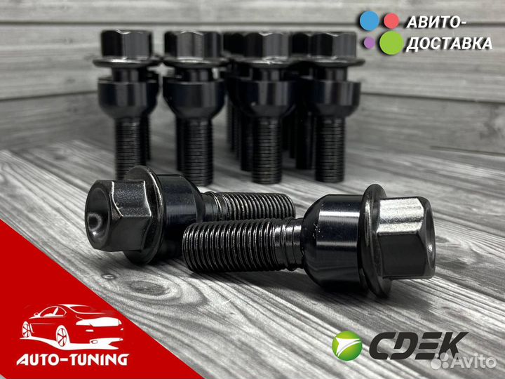 Колесные болты на Porsche черные