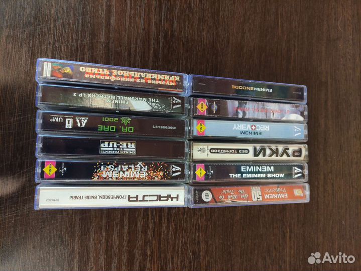 Аудиокассеты Eminem Dr Dre Каста Pulp Fiction