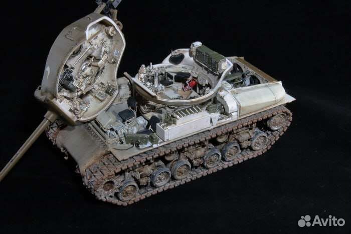 Шерман М4А3 с полным интерьером, масштаб 1:35