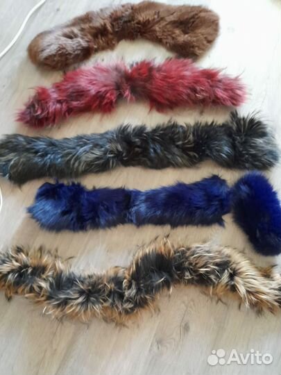 Меховой воротник песец