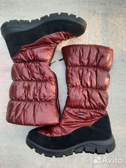 Зимние женские сапоги мембрана 38р зима серые