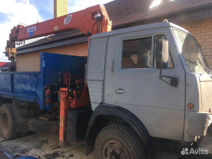 Услуги,манипулятор камаз с прицепом