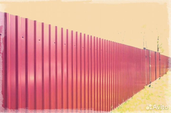Забор из профнастила