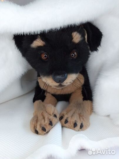 Авторская игрушка щенок