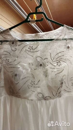 Белое вечернее платье как новое