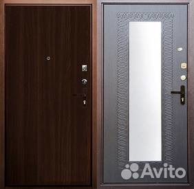 Двери входные зеркалом