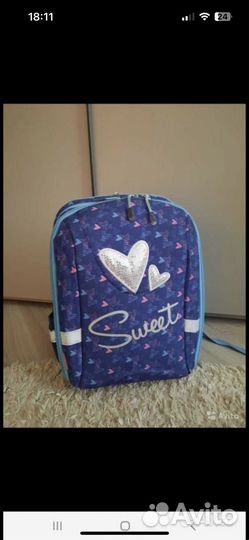 Рюкзак для 1-2 класса для девочки