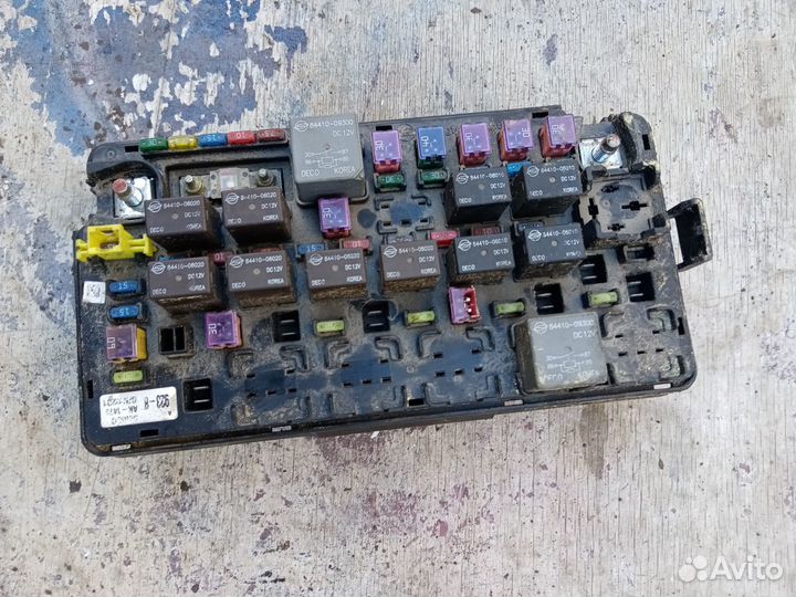 Блок предохранителей на Саненг Кайрон 2009г