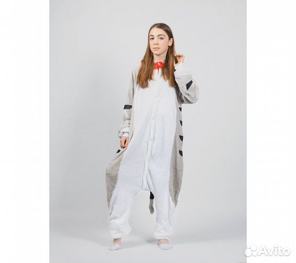 Кигуруми Funfur Серый кот L