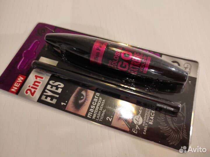 Тушь для ресниц новая + карандаш подводка