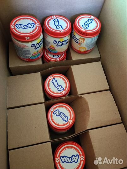 Агуша мясные овощные пюре