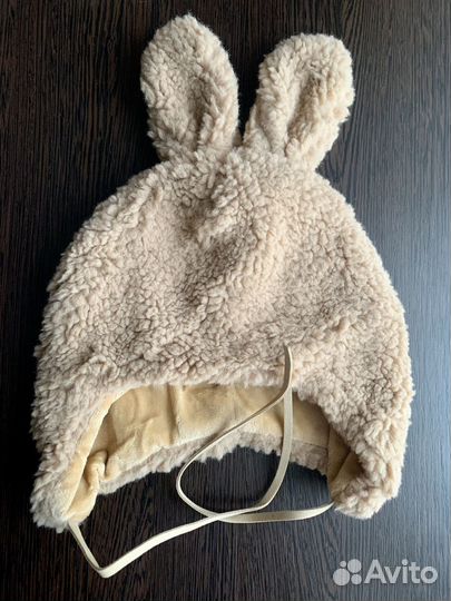 Шапка с ушками зайца