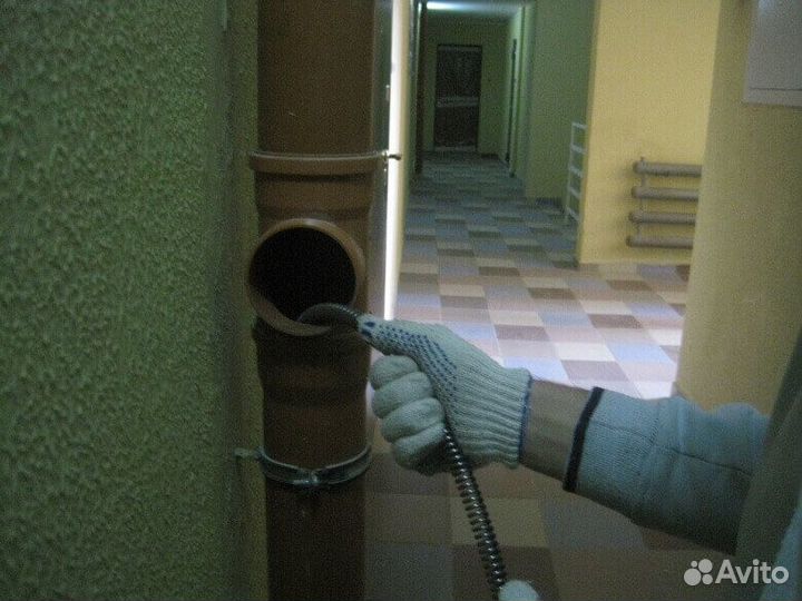 Прочистка канализации и Засоров. Сантехник