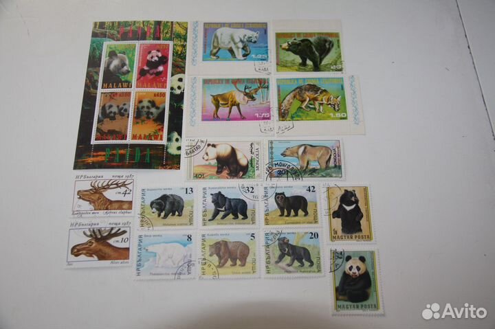 Почтовые Марки Блок Флора-фауна