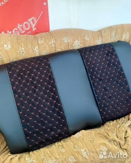 Чехлы велюр ромб Hyundai Accent Тагаз