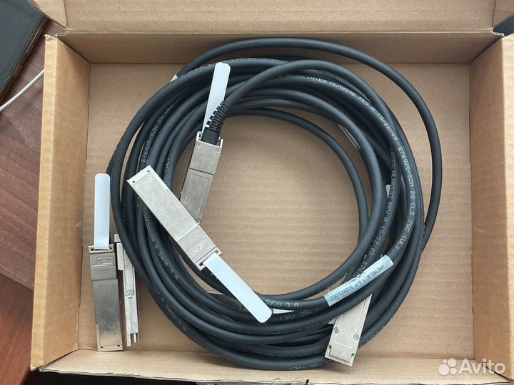 Кабель HP 498385-B23. и кабель 0,5м qsfp+