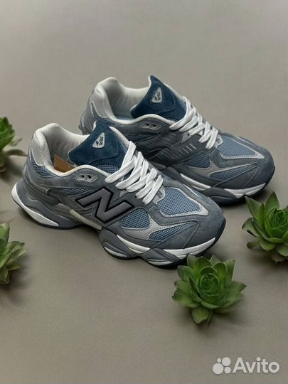 Голубые кроссовки New Balance 9060 мужские