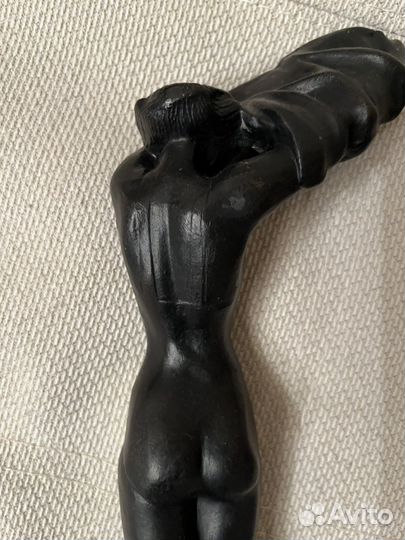 Каслинское литье, чугунная статуэтка,Купальщица