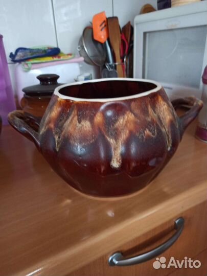 Горшок для запекания, чайник, супница. Керамика
