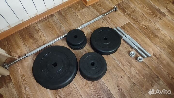Штанга гриф блины гантели