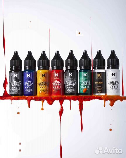 Сет тату краски True Magic 8 шт