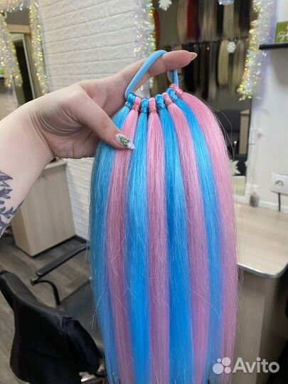 Детский хвост на резинке 35 см