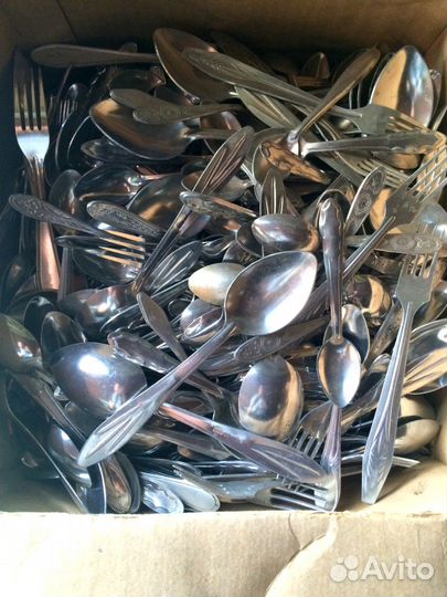 Алюминиевые ложки столовые, чайные СССР новые