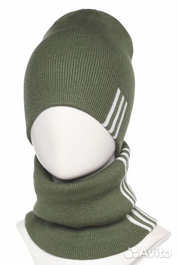 Комплект шапка и шарф снуд