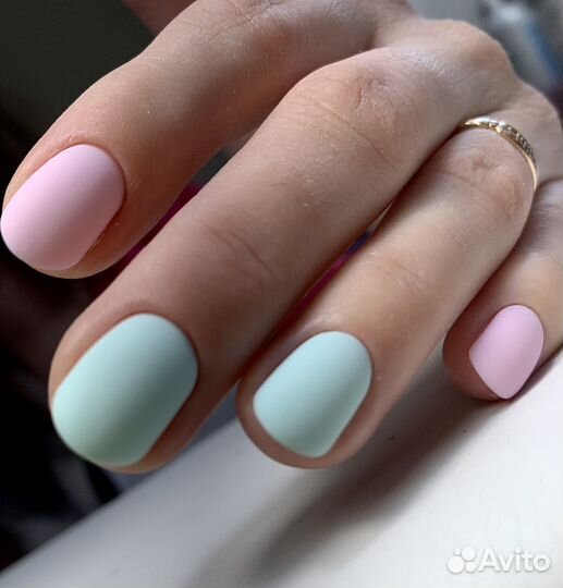 Маникюр/педикюр с покрытием гель лак, маникюр на д