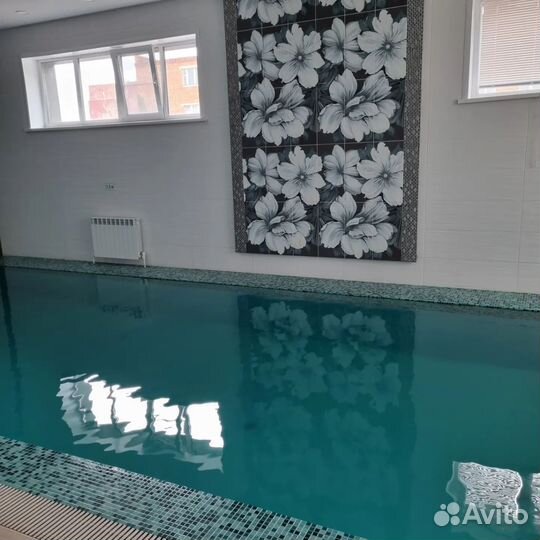 Баня с бассейном