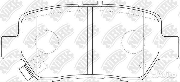 Колодки тормозные дисковые