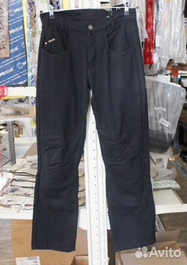 Мотоджинсы akito kevlar черные