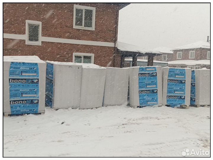 Газобетонные блоки газоблоки Бонолит