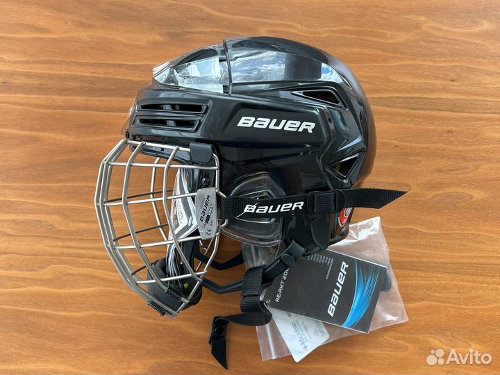 Шлем хоккейный bauer re akt 200 combo, новый