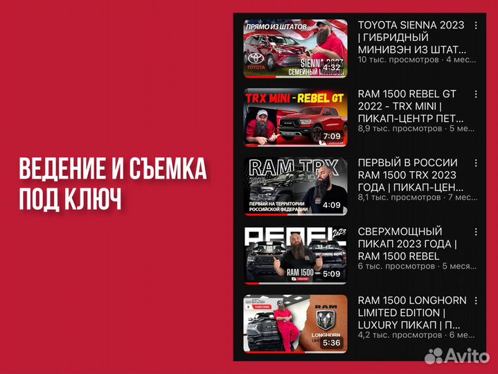 Ведение youtube канала / съемка под ключ