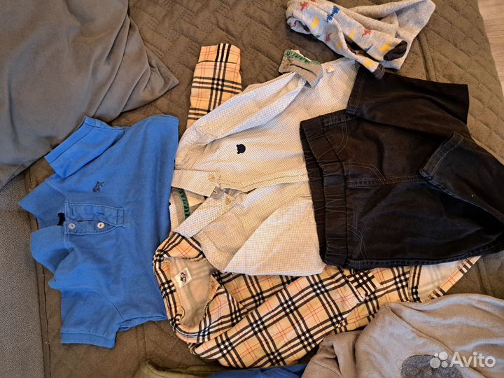 Вещи пакетом на мальчика 80 86 92
