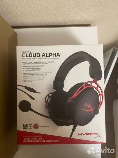 Игровые наушники hyperx cloud alpha