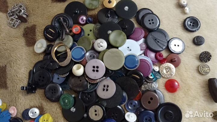Пуговицы советские россыпью