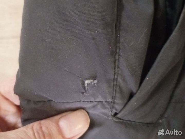 Пуховик зимний мужской длинный бу