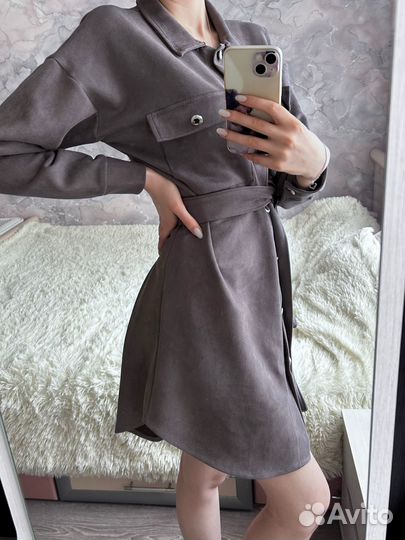 Платье рубашка женская