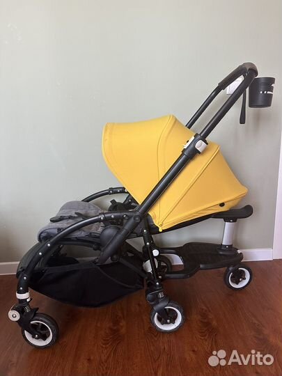 Коляска Bugaboo Bee5 с подножкой для погодок